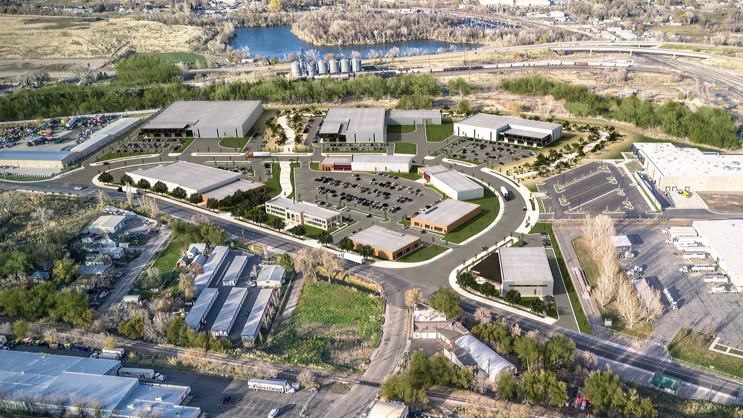 Trackline Economic Development Project Area Rendering