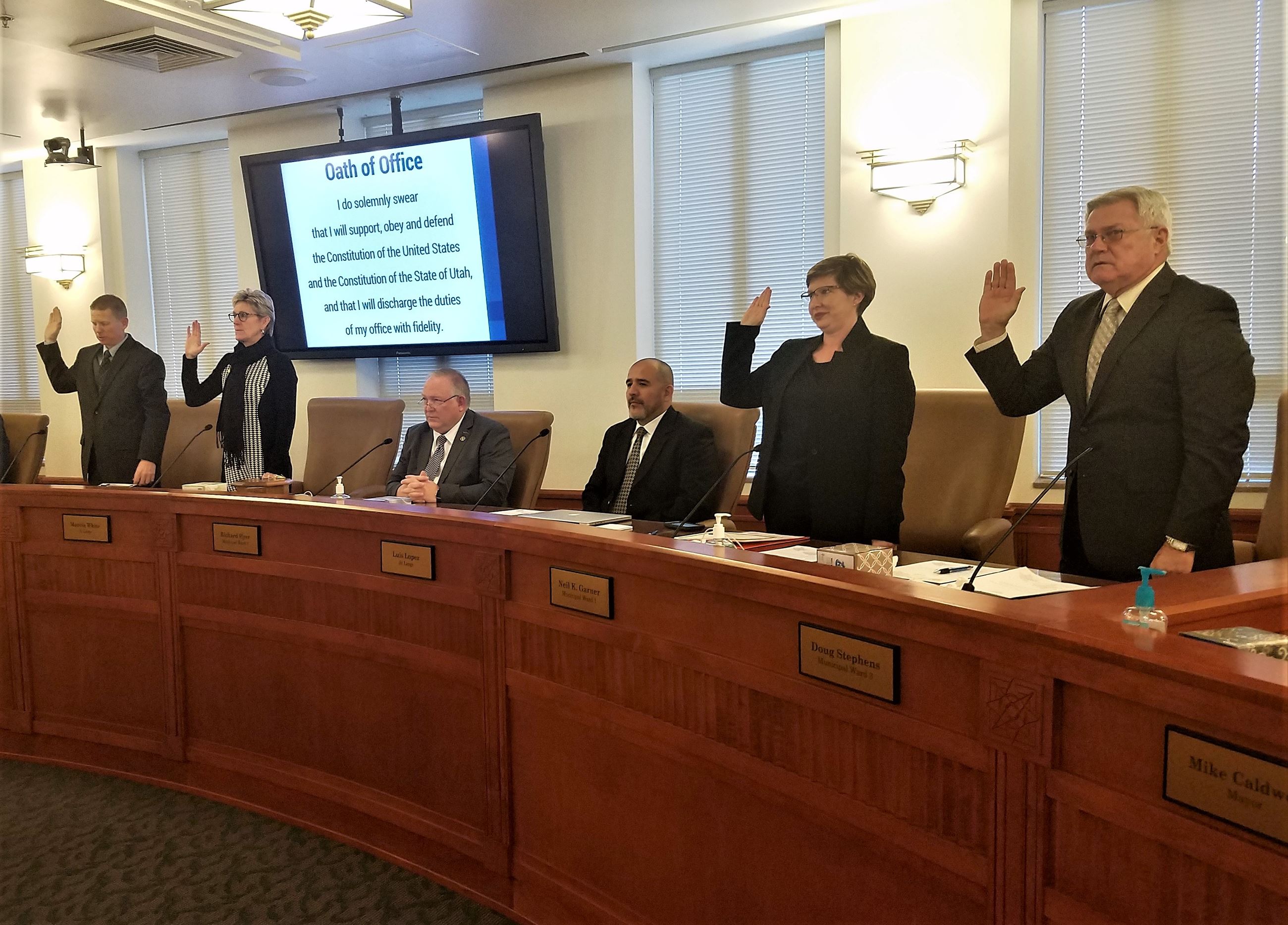 Ogden City Council 2018 Induction