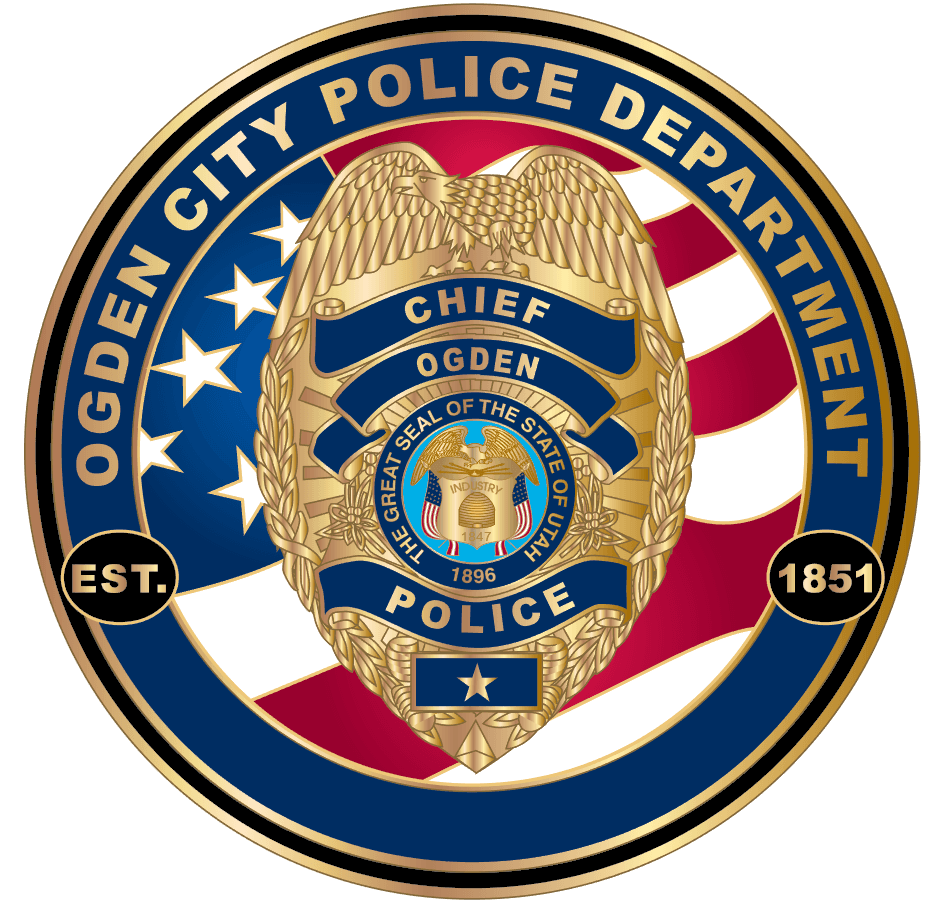 OPD chief coin with badge