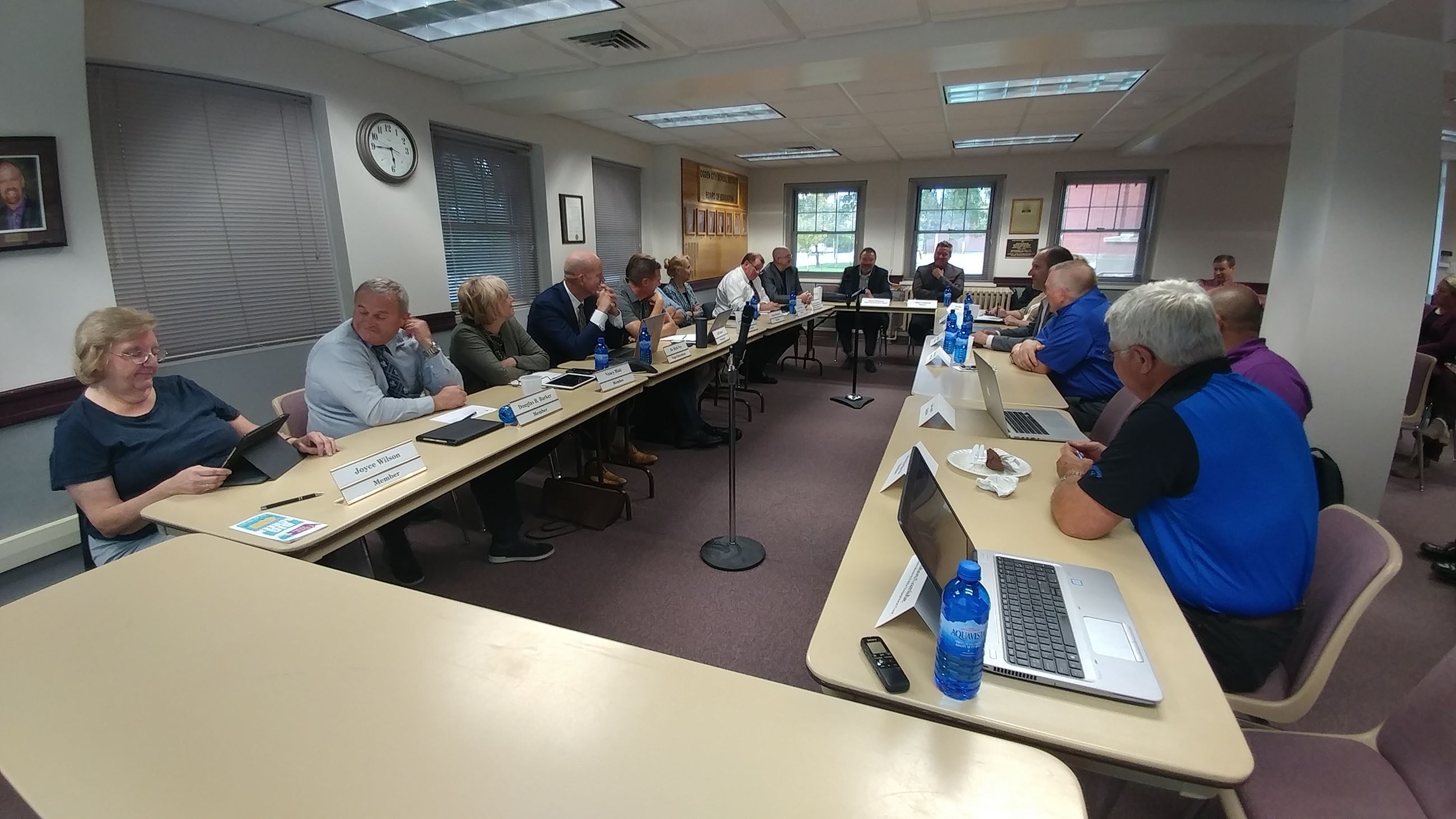 Council Meetings with Ogden School Board of Education