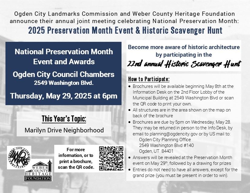 Preservation Month 2025 invitation