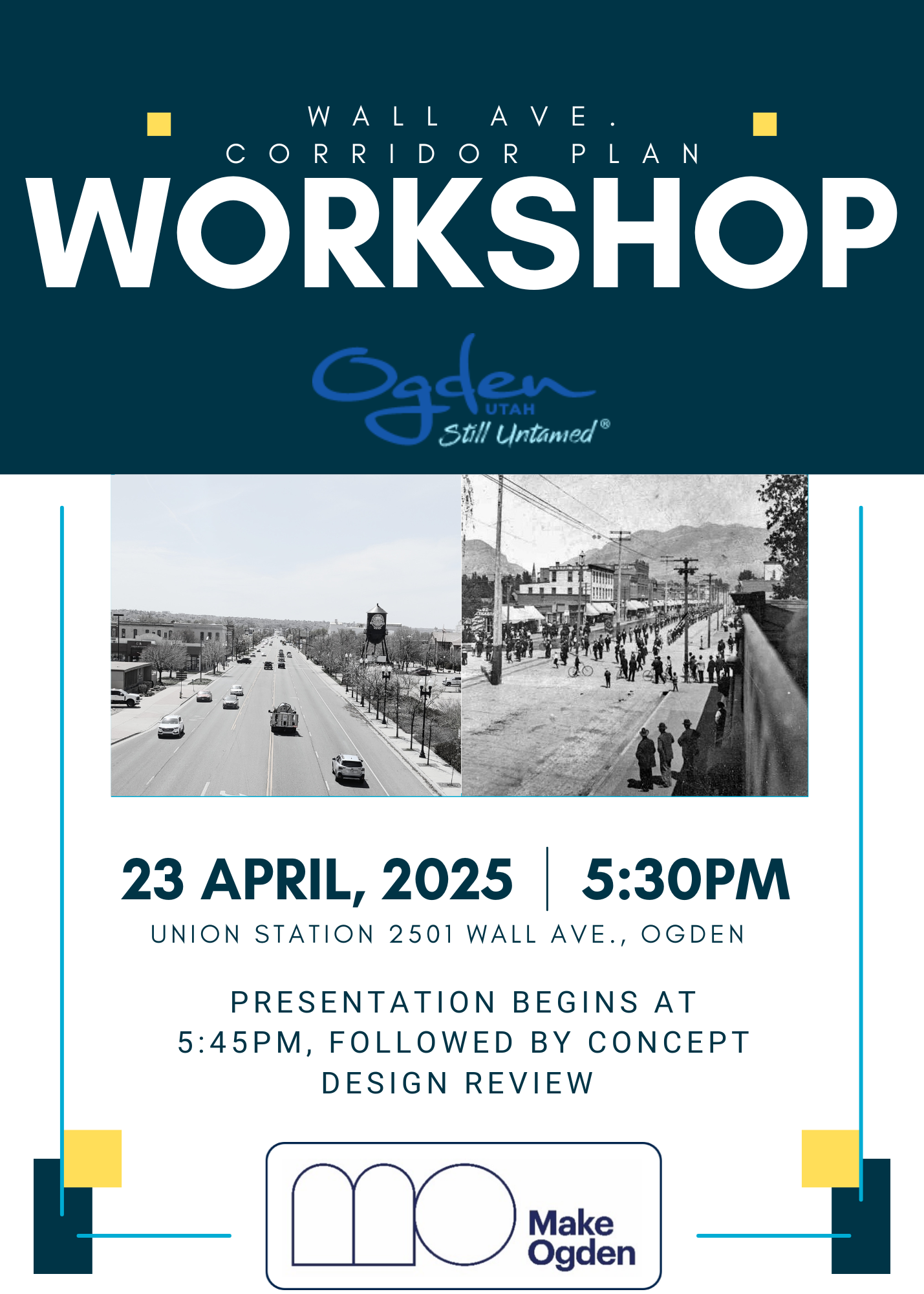 2025 Wall Ave. Corridor Plan Invite