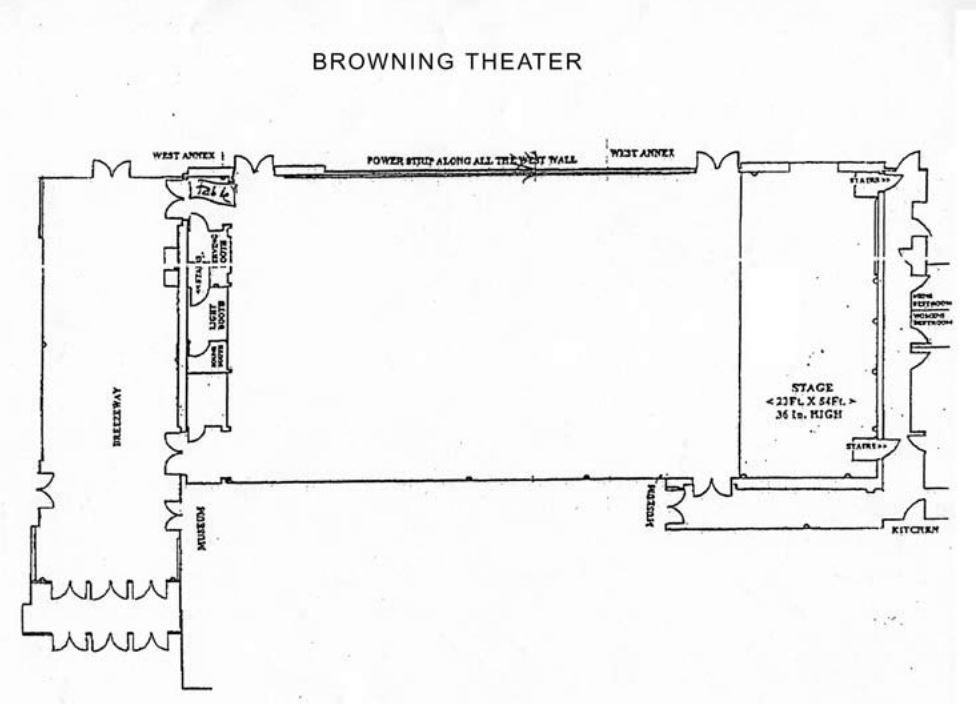 Browning Theater Floor Plan