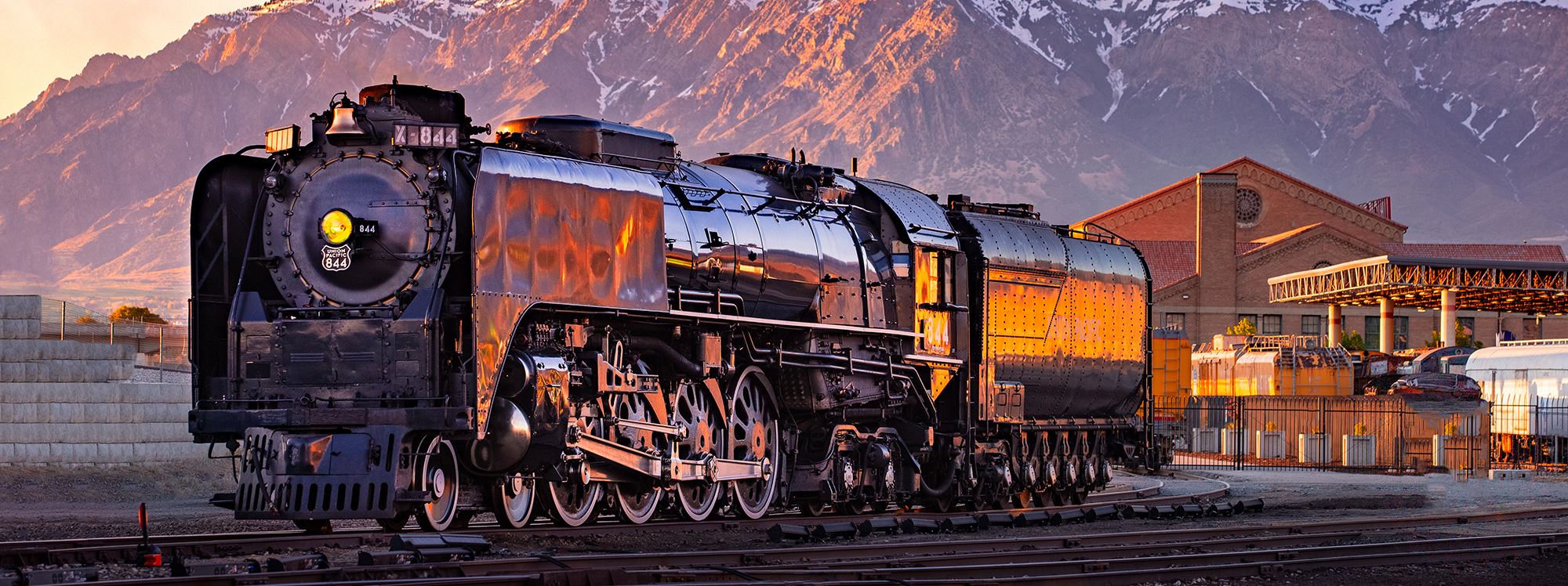 Train pulling into Union Station